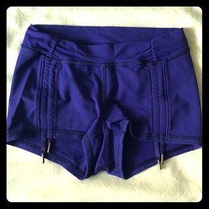 Lululemon liberty shorts with cinched back size 2